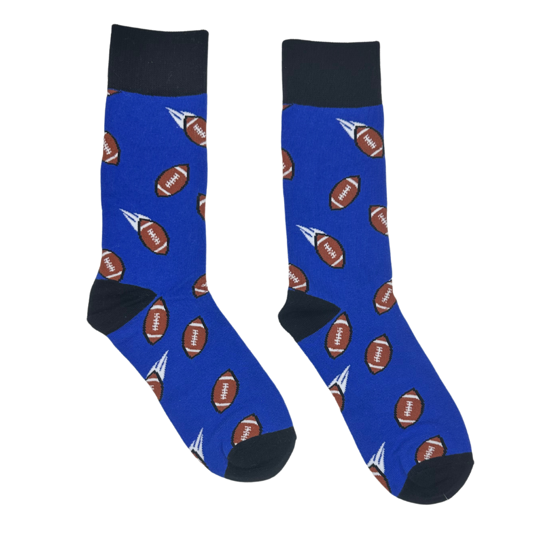 Kids Ages 10 - 18 Football Me Crew Single Sock