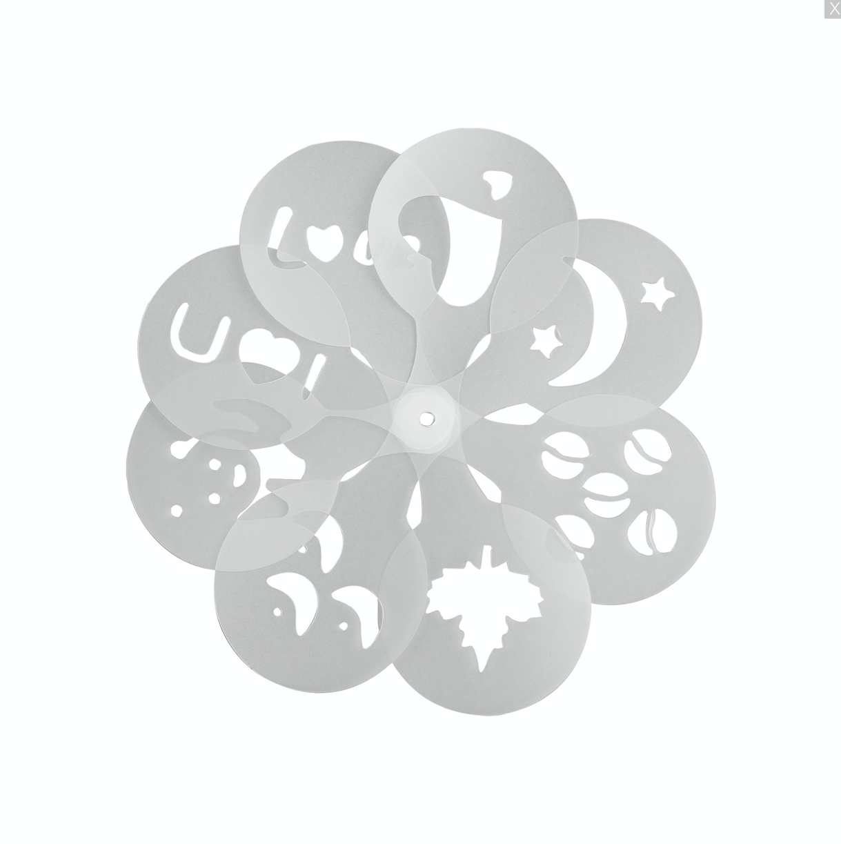 Cappuccino Stencil Templates