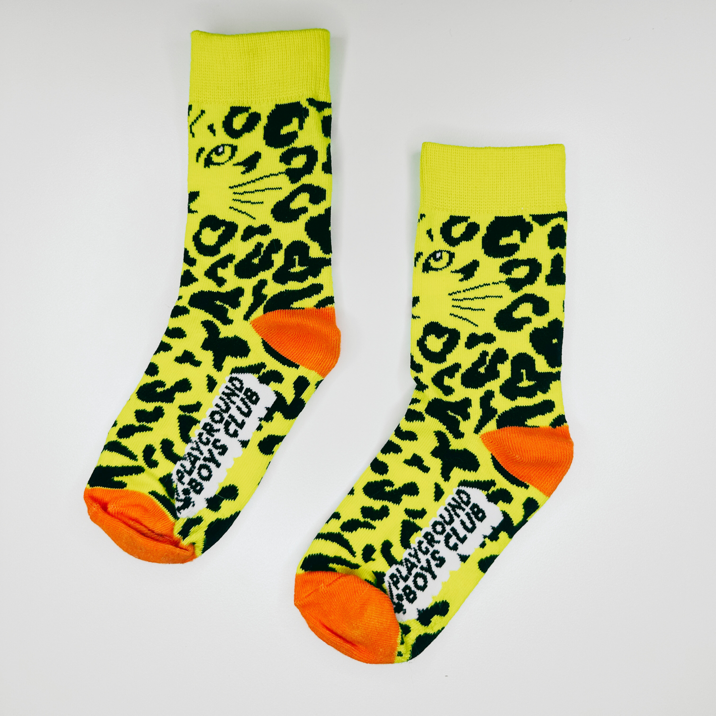 Kids Leopard Crew Single Sock