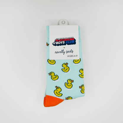 Kids Rubber Duck Crew Single Sock