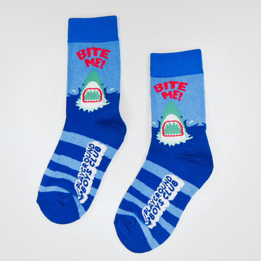 Kids Bite Me Crew Single Sock