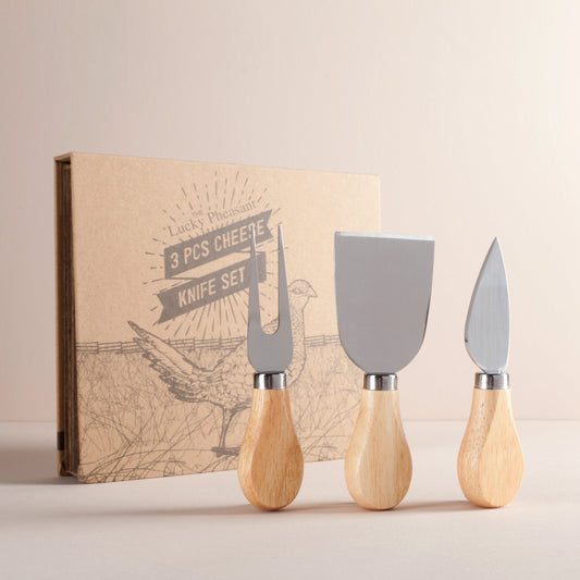 Lucky Pheasant 3pcs Cheese Cutting Set