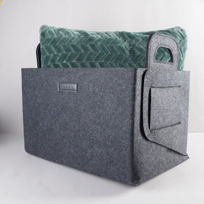 Collapsible Large Felt Storage Bin