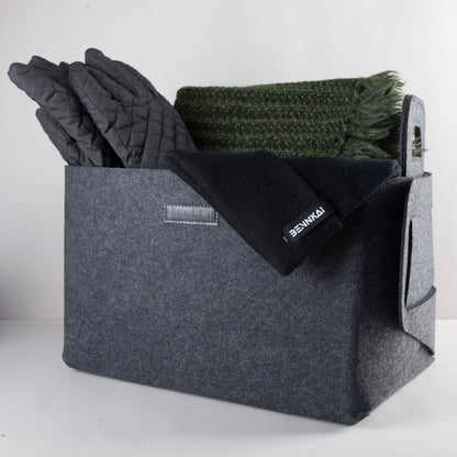 Collapsible Large Felt Storage Bin