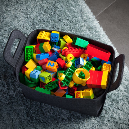 Collapsible Large Felt Storage Bin