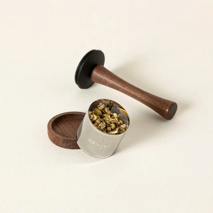 Acacia Wood Loose Tea Infuser